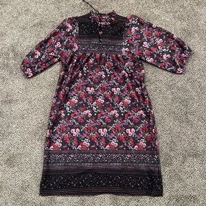 Vintage Lady Carol of New York Floral Belted Dress